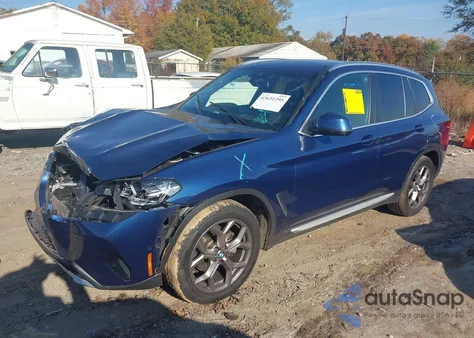 2024 BMW X3 Sdrive30I из США, поврежденный, VIN 5UX43DP08R9U64053